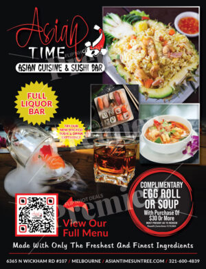 Asian Time Asian Cuisine And Sushi Bar -Melbourne