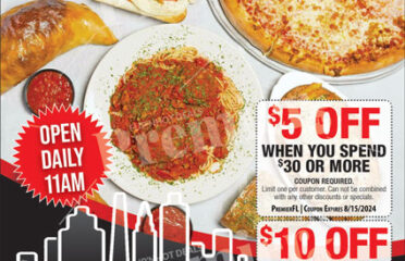 Broadway Ristorante And Pizzeria Coupons