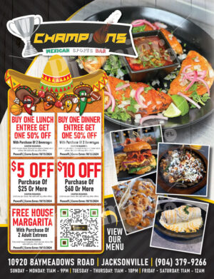 Champions Mexican Sports Bar And Grill Coupons