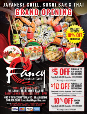 Fancy Sushi Grill Coupon