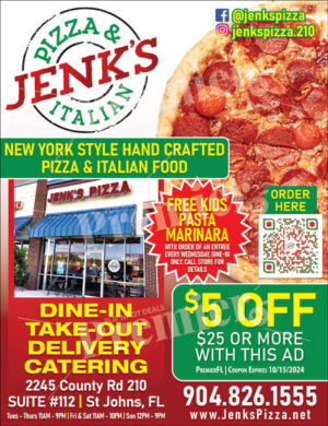 Jenks Pizza Coupon