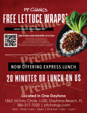 PF Chang’s Coupon