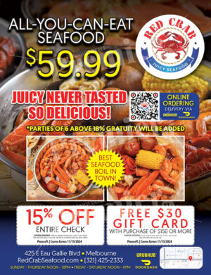 Red Crab Juicy Seafood Coupon Brevard