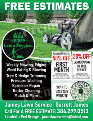 James Lawn Service Coupons